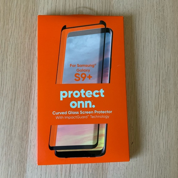 2/$10 Onn. Curved Glass Screen Protector For Samsung Galaxy S9+ - Picture 2 of 4